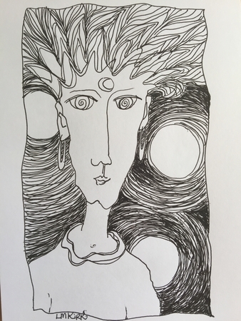 Goddess of the Moons SOLD