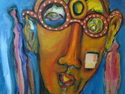 The Man With Polka Dot Glasses, SOLD